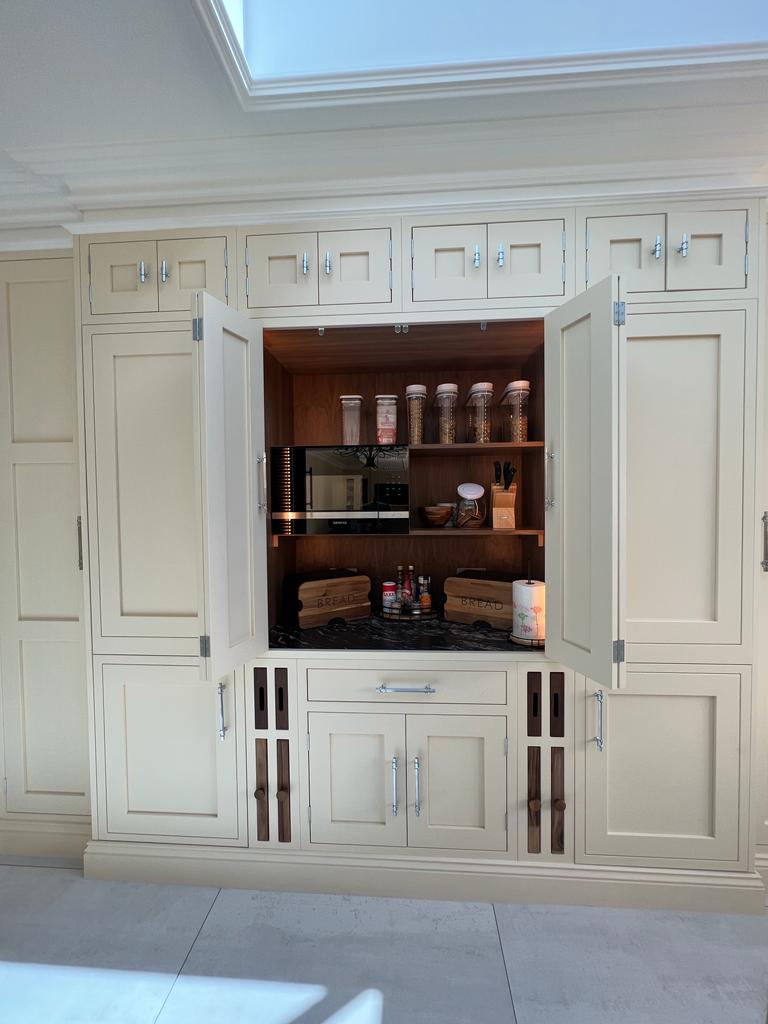 Refined kitchen and utility room furniture handcrafted by Kitchens Essex specialists in Great Yeldham.