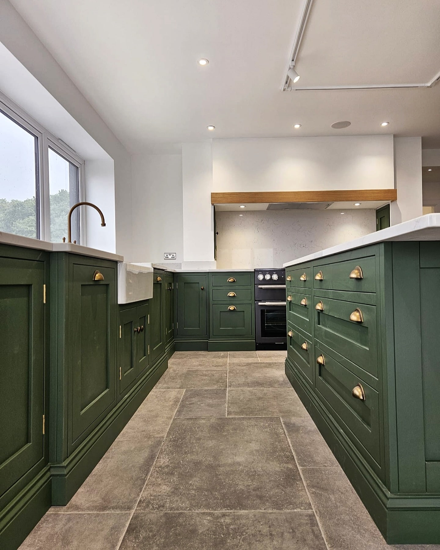 Elegant new kitchen design showcasing bespoke cabinetry and timeless craftsmanship