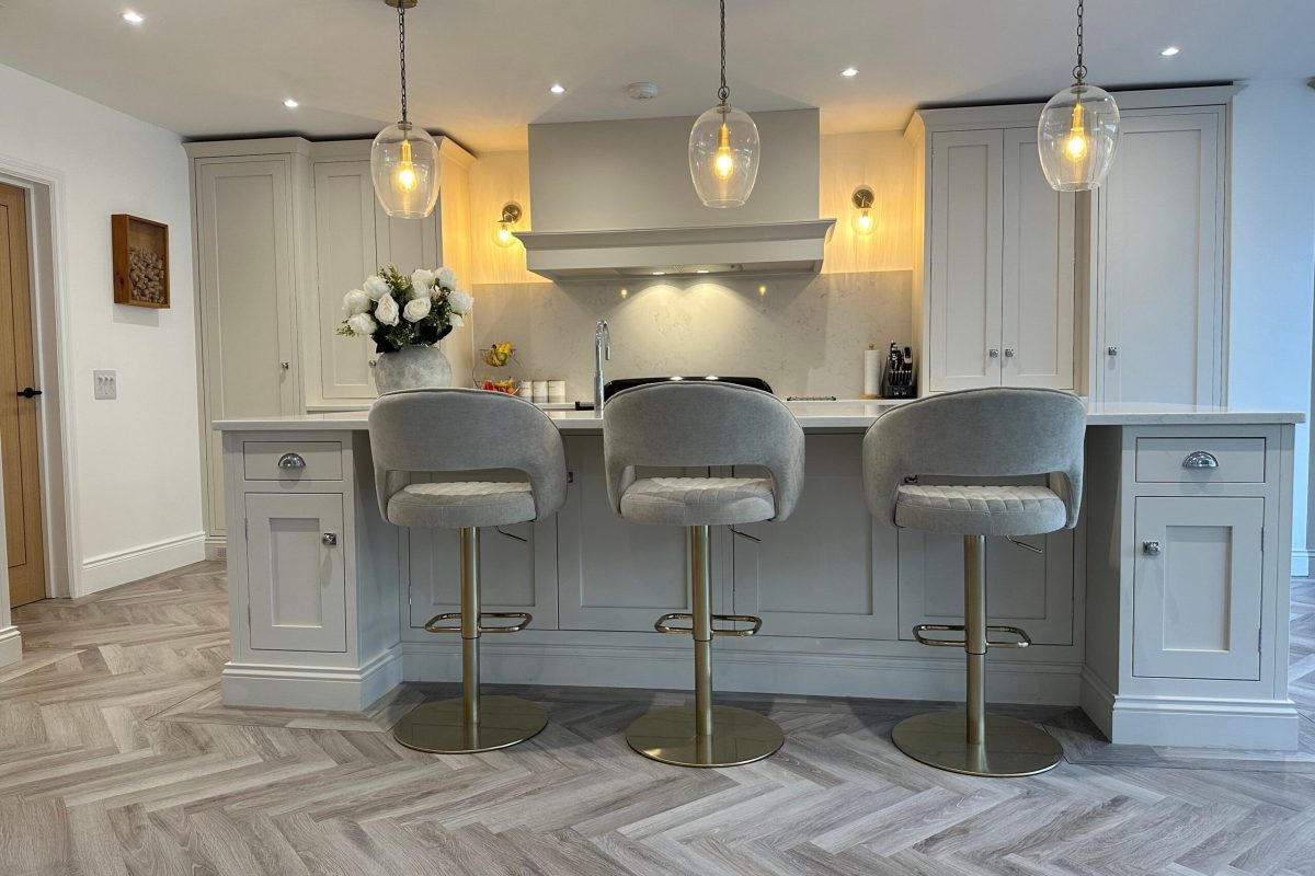 Renovation by a handmade kitchen company in Essex